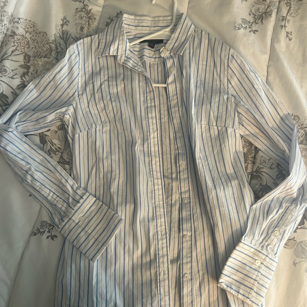 Blue Striped button down